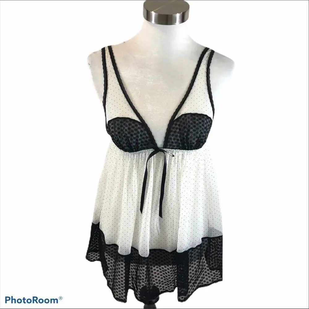 VS Sexy Little Things Black Label Teddy/Nightgown